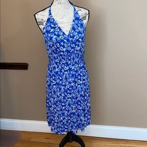 NWT Lascana Blue Halter Dress ( Size 8)